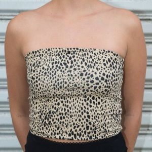 Brandy Melville Cheetah Tube Top